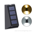 Solar Led Wireless Wall Light Decoration Garden Lamp